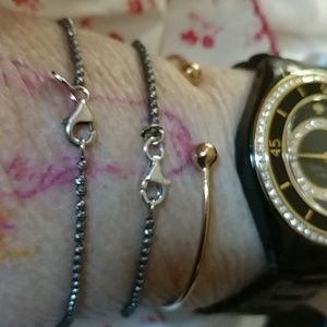 **14k Italian black gold bracelet 2.5 grams